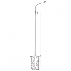 Опора МКС-8Ф-1,0